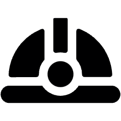 Safety Helmet Mine Icon from Ultimate Bold Set