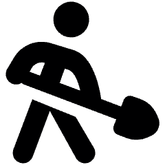 Way Finding Construction 2 Icon from Ultimate Bold Set