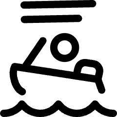 Sailing Boat Person Icon from Ultimate Regular Set