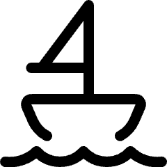 Sailing Boat Water Icon from Ultimate Regular Set