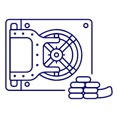 Money Safe Closed 1 Illustration from UX Line Set