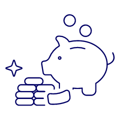 Piggy Bank 1 Illustration from UX Line Set