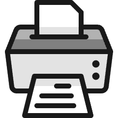 Printer Icon from Ultimate Colors Set