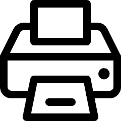 Printer Icon from Ultimate Regular Set