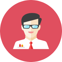 Scientist 1 Icon from Kameleon Colors Set