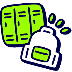 School Locker Icon from Stickies Duo Set