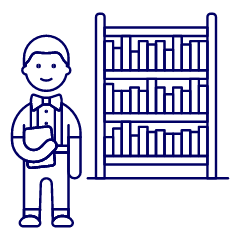 Bookworm 2 1 Illustration from UX Line Set