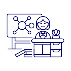 Chemistry Teacher 1 Illustration from UX Line Set