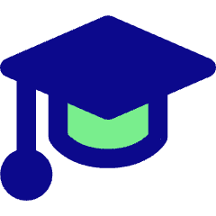 Graduation Cap Icon from Core Pop Set