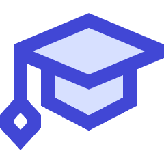 Graduation Cap Icon from Sharp Duo Set