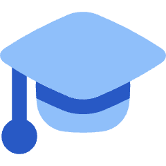Graduation Cap Icon from Flex Flat Set