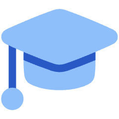 Graduation Cap Icon from Plump Flat Set