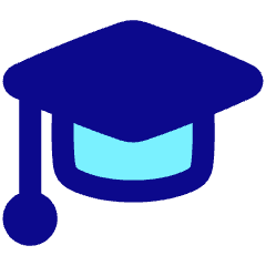 Graduation Cap Icon from Plump Pop Set