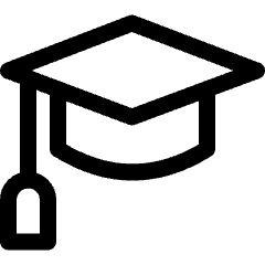 Graduation Hat Icon from Ultimate Regular Set