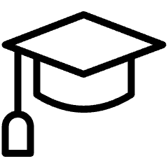 Graduation Hat Icon from Ultimate Light Set