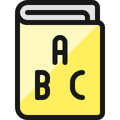 School Book Icon from Ultimate Colors Set