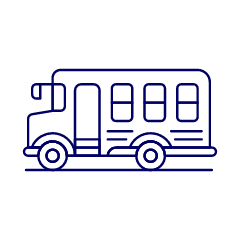 School Bus Illustration from UX Line Set