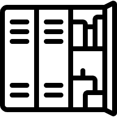 School Locker 1 Icon from Ultimate Light Set