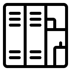 School Locker 2 Icon from Ultimate Light Set