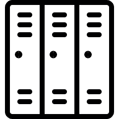 School Locker Closed Icon from Ultimate Light Set