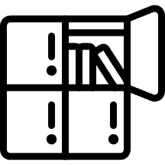 School Locker Icon from Ultimate Light Set