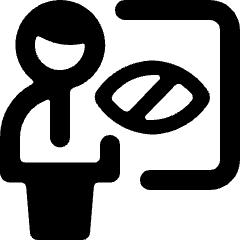 School Teacher Blind Icon from Ultimate Bold Set