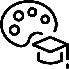 School Test Art Icon from Ultimate Light Set