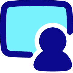 Screen Sharing Tutorial Icon from Plump Pop Set