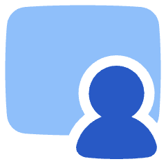 Screen Sharing Tutorial Icon from Plump Flat Set
