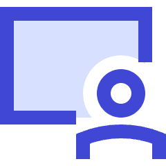 Screen Sharing Tutorial Icon from Sharp Duo Set