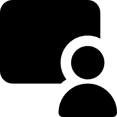 Screen Sharing Tutorial Icon from Core Solid Set