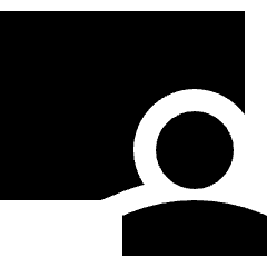 Screen Sharing Tutorial Icon from Sharp Solid Set