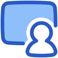 Screen Sharing Tutorial Icon from Plump Duo Set