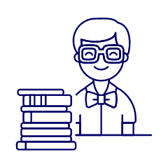Student 4 1 Illustration from UX Line Set