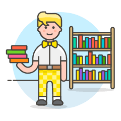 Student 5 1 Illustration from UX Colors Set