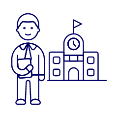 Teacher 1 Illustration from UX Line Set