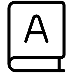 Text Book Icon from Ultimate Light Set