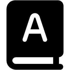 Text Book Icon from Ultimate Bold Set
