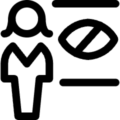 User Female Teacher Disability 1 Icon from Ultimate Regular Set