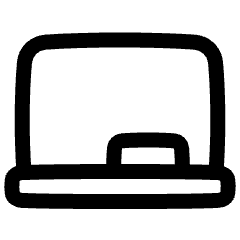 White Board Classroom Course Icon from Plump Line Set