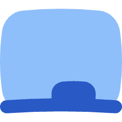 White Board Classroom Course Icon from Flex Flat Set