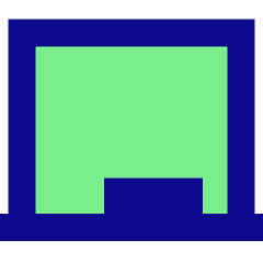 White Board Classroom Course Icon from Sharp Pop Set