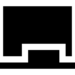 White Board Classroom Course Icon from Sharp Solid Set