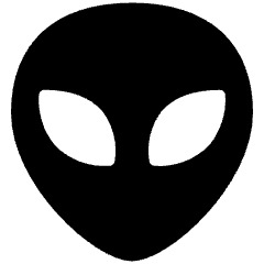 Science Fiction Alien 1 Icon from Ultimate Bold Set