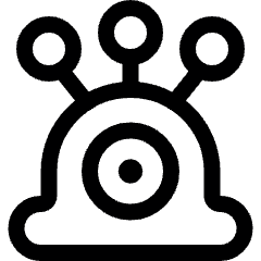 Science Fiction Alien Icon from Ultimate Regular Set