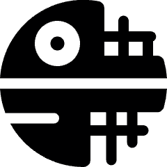 Science Fiction Death Star 2 Icon from Ultimate Bold Set