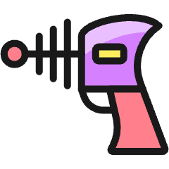 Science Fiction Weapon Icon from Ultimate Colors Set