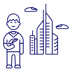 Space Human 3 Illustration from UX Line Set