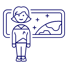 Spacecraft Crew 2 Illustration from UX Line Set