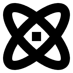 Atom Icon from Sharp Solid Set